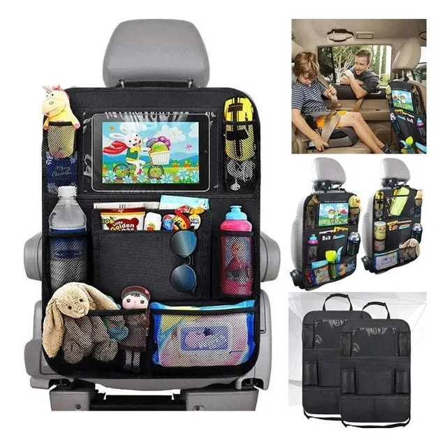 Organizador Asiento Trasero De Auto Multiuso Tablet Celular
