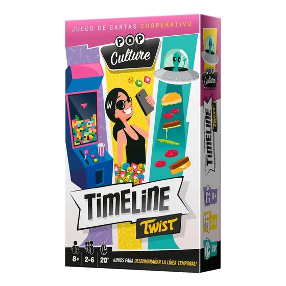 Juego De Mesa Timeline Twist Pop Culture Español Nuevo
