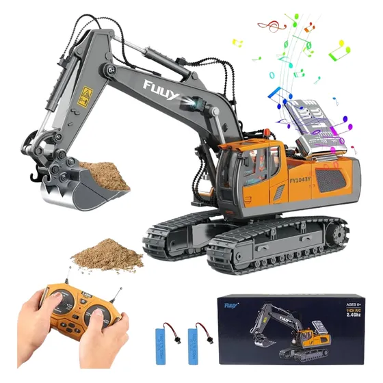Excavadora Recargable A Control Remoto