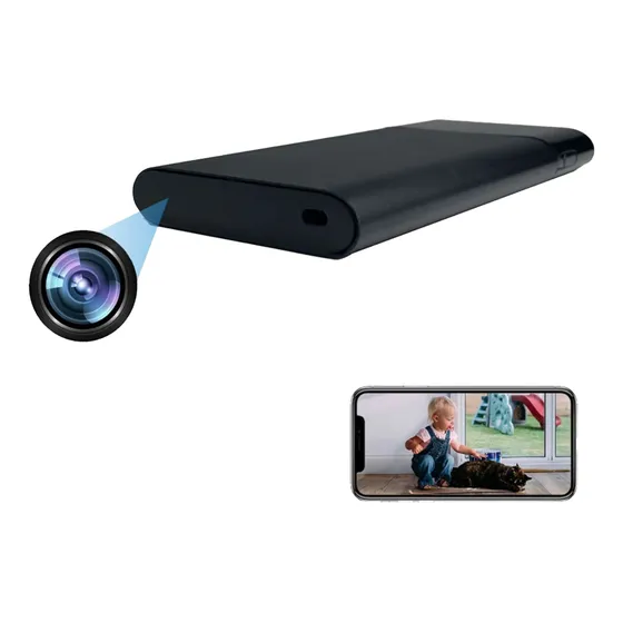 Mini Wifi Cámara Espía Power Bank 4k Visión Nocturna 5000mah