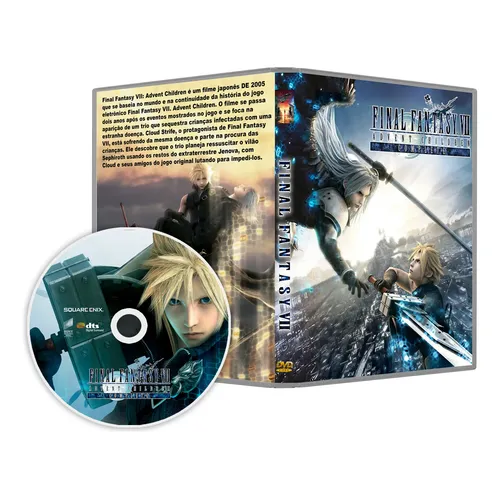 Dvd Filme Final Fantasy Vii Advent Children | MercadoLivre