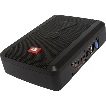 Subwoofer Activo Plano Jbl  Con Control Negro
