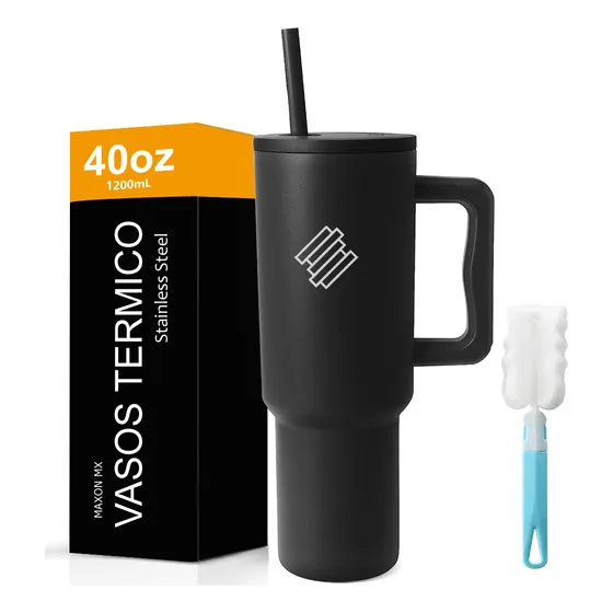 Vaso Termico 1.2l Cafe Botella Agua Acero Inoxidable Tumbler