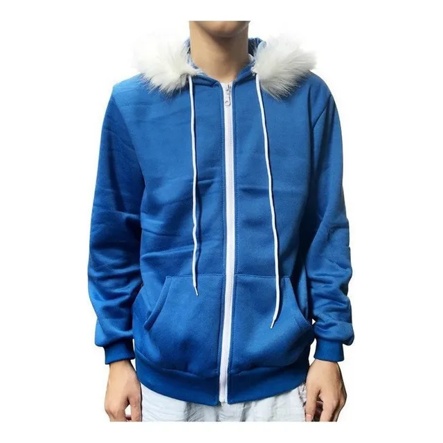 Disfraz De Undertale Sans Cosplay Con Capucha Azul