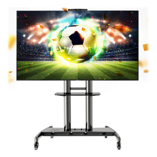 Suporte Tv Pedestal Movel Para Até 75 Polegadas Com Bandeja Suporte Tv Pedestal Movel Para Até 75 Polegadas Com Bandeja