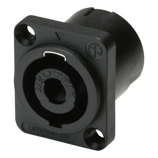 Neutrik Nl4mp Conector Ficha Speakon A Chasis 4 Contactos Color Foto
