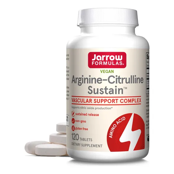 Suplemento Jarrow Formulas Arginina-citrulina Sustain 120 T