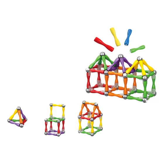 Palitos Magnéticos Para Jugar Distintos Colores De 82 Piezas