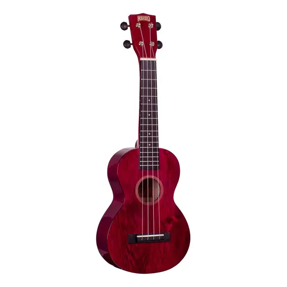 Ukelele Mahalo Hano Concert Con Funda Mh2twr Transparent Wine Red
