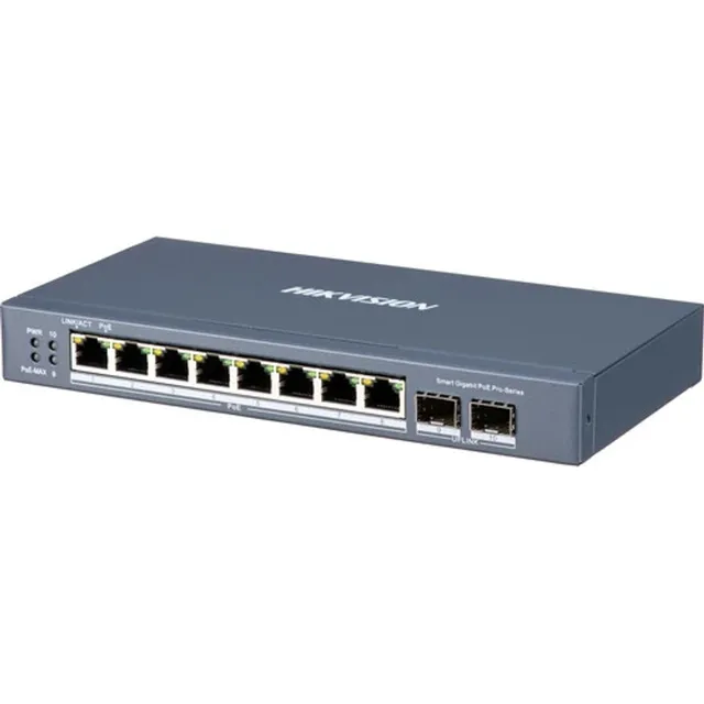 Conmutador Gigabit Hikvision DS-3E1510P-Si