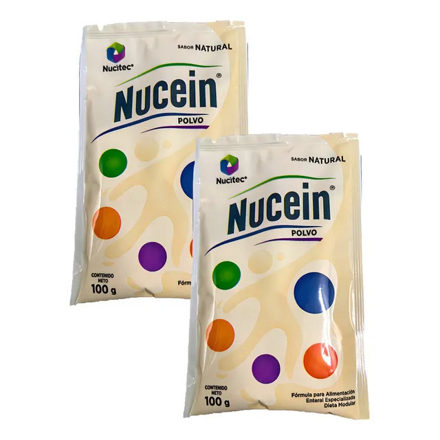 Pack de 2 Sobres Nucein Leche Caseinato de Calcio en Polvo 100g