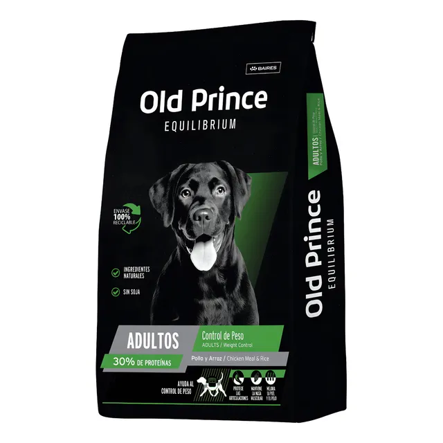 Alimento Old Prince Special Recipe Weight Control para perro adulto todos los tamaños sabor mix de 15 kg