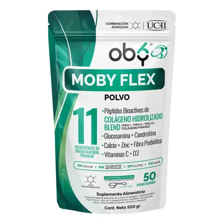 Colageno Hidrolizado 1, 2, 3 Y Marino | Glucosamina Condroitina Calcio Zinc Vitaminas C D + 4 Tipos Peptidos Premium Complex | Articulaciones Piel Huesos | Mujer Hombre | Oby Polvo Puro Sin Sabor 500g