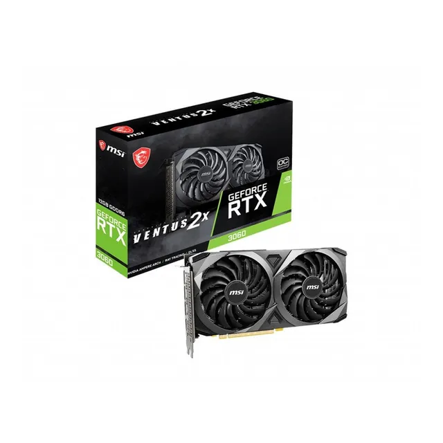Tarjeta De Video Nvidia Rtx 3060 12gb Ventus Msi 2x Oc