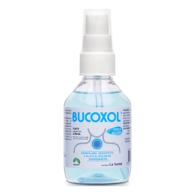 Bucoxol Spray Triple Acción Coolmint 120 Ml - Garganta