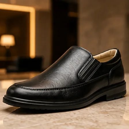 Sapato Social Masculino Preto Legitimo Conforto Ortopédico