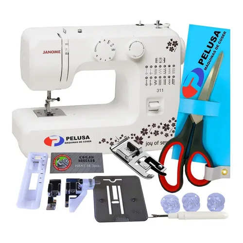 Janome 311 - Maquina De Coser Domestica Semi Industrial Color Blanco
