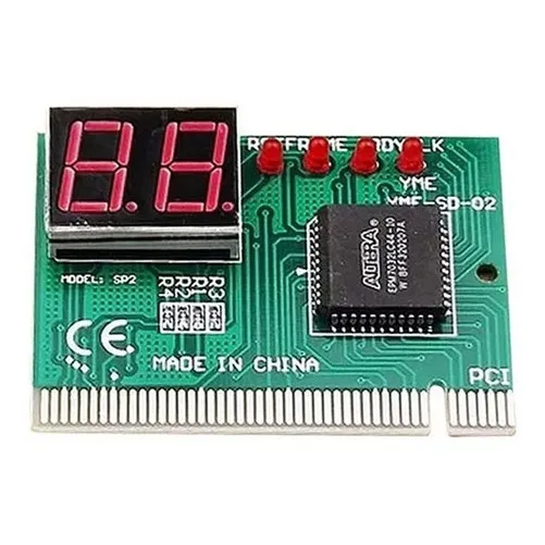 Testador Placa Mãe Diagnóstico Pc Analyzer 2 Digitos Pci