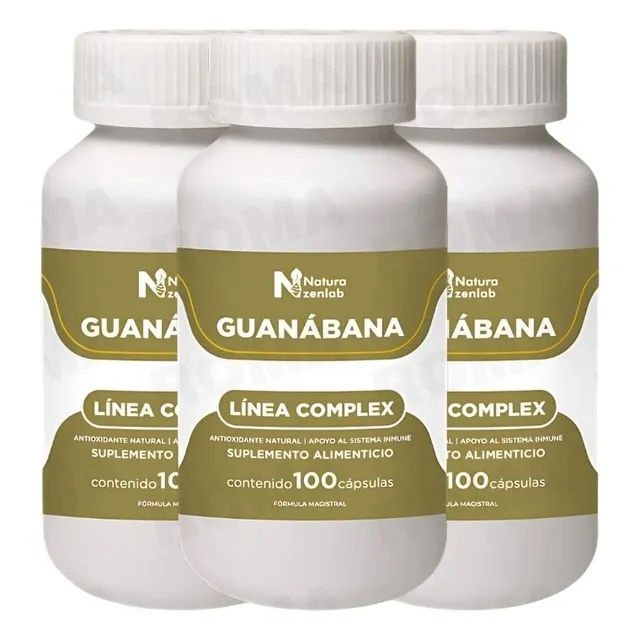 Pack 3 Guanábana Complex 900mg Natura Zenlab