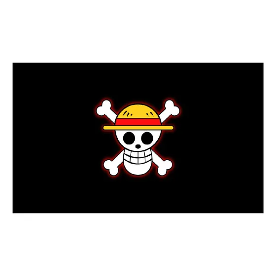Vinilos Decorativos One Piece Bandera Pirata - 1.50mx90cm  