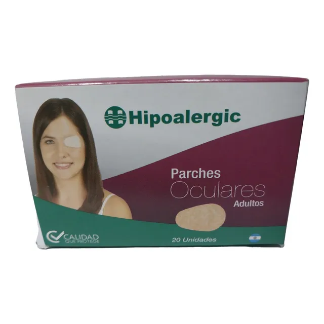 Parche Aposito Ocular Adhesivo Hipoalergic Adulto X 20u