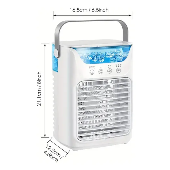 Mini Ventilador De Hielo Portatil Practico Para Casa
