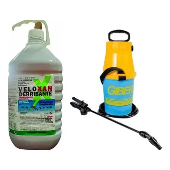 Derribante Veloxan 5litros + 1 Pulverizador Giber 5 Litros