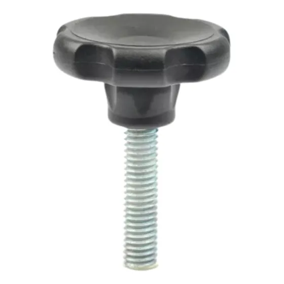 Manípulo Macho Knob Termoplástico 35 Mm M6 X 50 Com 25 Unid