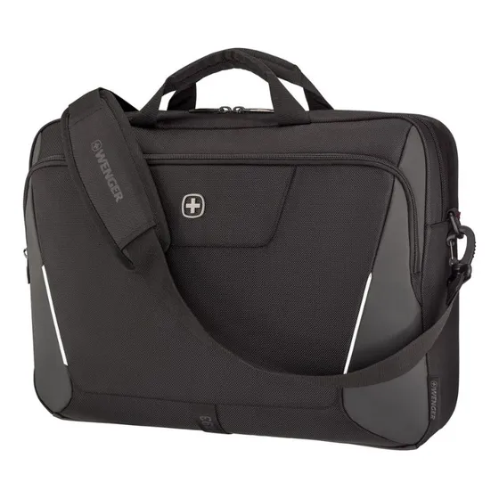 Maletín Xe Brief 17'' Color Negro, Wenger Color Negro Diseño de la tela Lisa