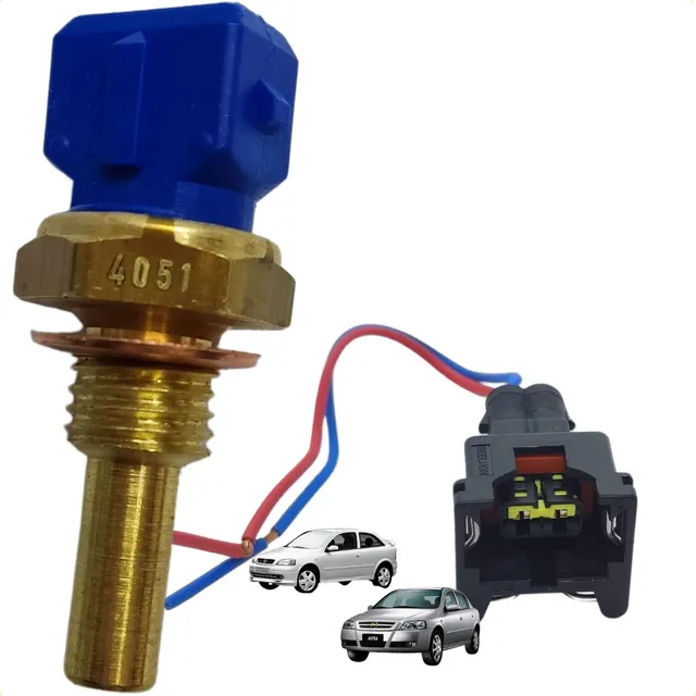 Sensor Cebolinha + Chicote Temperatura Do Radiador Gm Fiat