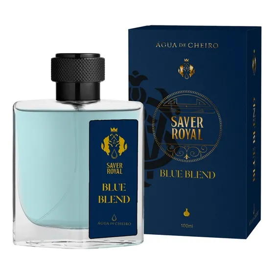 Deo Colônia Água De Cheiro Saver Royal Blue Blend 95 Ml