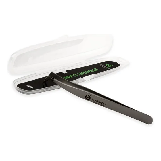 Pinza Recta Para Pestañas Profesional Cherimoya