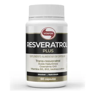 Resveratrol Plus 60 CĂĄpsulas Vitafor Resveratrol Plus 60 CĂĄpsulas Vitafor