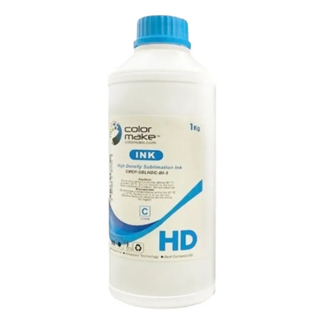 Tinta Sublimacion Sublimar Colormake Cian 1 Litro
