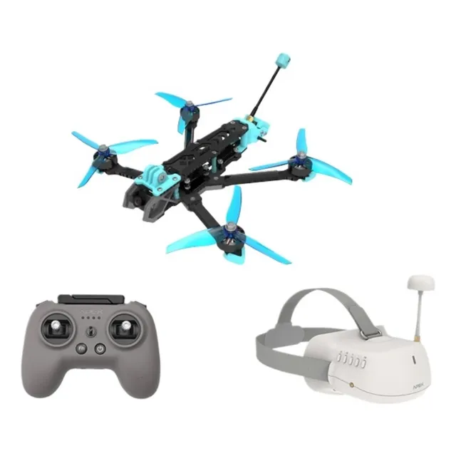 Fpv Dron De 5'' Con Control Remoto Y Gafas Vr,5.8ghz 480p 1b