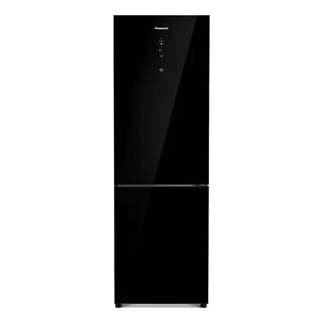Geladeira Bb41 Black Glass 397l A+++ 60cm Panasonic Cor Preto 127v