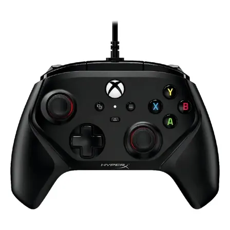 Control Hyperx Clutch Gladiate Cableado Xbox Series X Negro