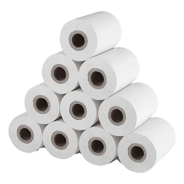 Kit De 50 Rollo De Papel Termico De 58mm Para Impresora