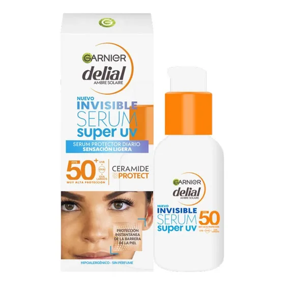 Garnier Protector Solar Invisible En Serum Spf50+ 30ml
