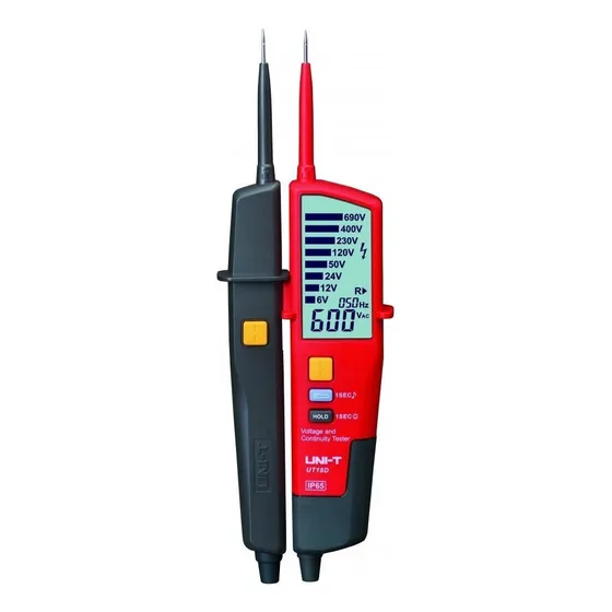 Uni-t Comprobador De Tension Tester Ut18d Pantalla
