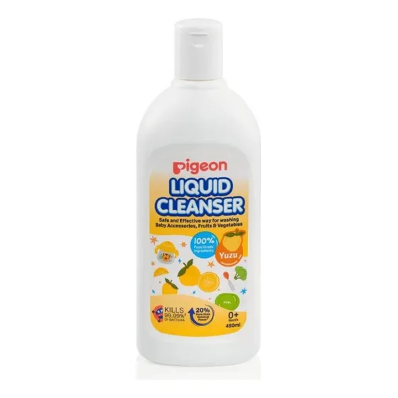 Limpiador De Mamaderas Pigeon Yuzu (citrus) 450ml Color Blanco