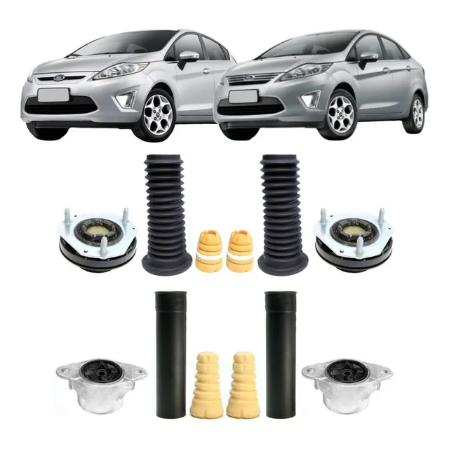 Kit Batente Coifa Coxim Rolamento Diant Tras New Fiesta 2014