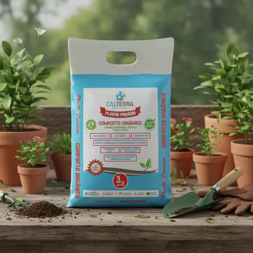 Terra Vegetal Adubada Plantas Jardins Super-flor 7kg | MercadoLivre