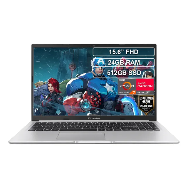 Portátil Asus M1502ya Ryzen 7 7730u 24gb 512gb Vivobook 15