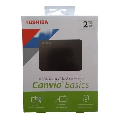 Disco Duro Portatil Externo Toshiba Canvio 2tb 2000gb Usb3.0