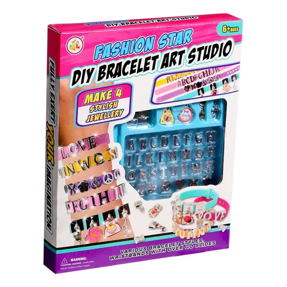 Juego Set Para Armar Pulseras Fashion Creatividad Para Niñas