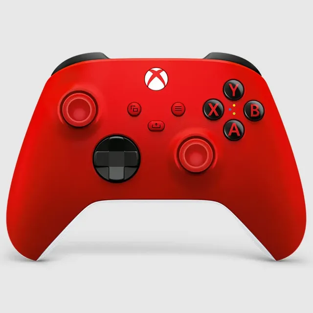 Controle sem fio Xbox Series X|S Microsoft Pulse Red para PC, Xbox One e Smart TVs