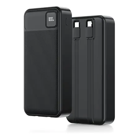 Carregador Portátil 20000 Turbo 22.5w Power Bank Premium Preto