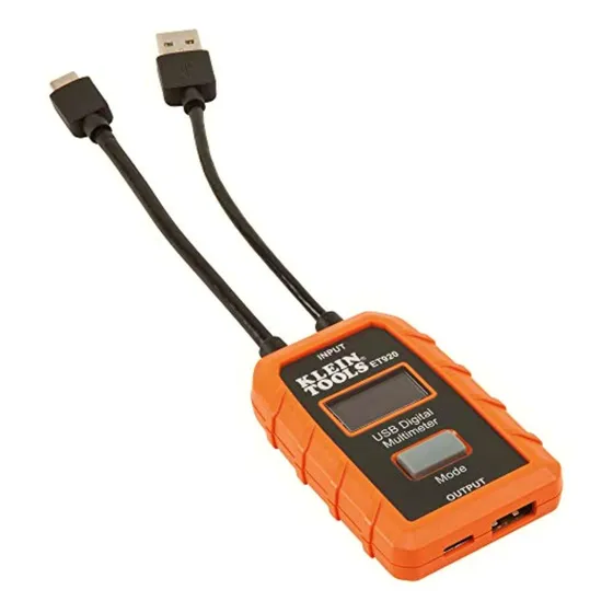 Klein Tools Et920 Medidor De Potencia Usb, Usb-a Y Usb-c