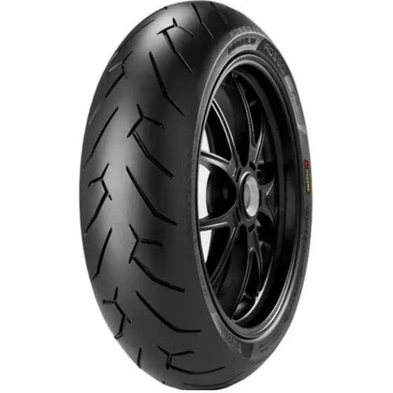 Pneu traseira para moto Pirelli Supersport Diablo Rosso II sem câmara de 190/55ZR17 W 75 x 1 unidade